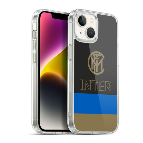 Fc Internazionale Milano Graphics Stripes Soft Gel Case for Apple iPhone 14