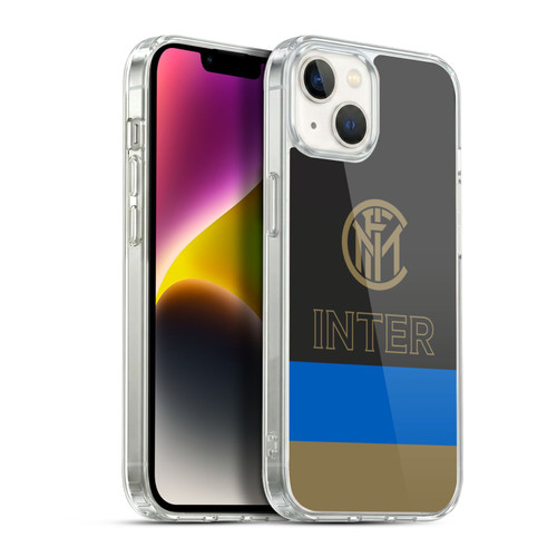 Fc Internazionale Milano Graphics Stripes Soft Gel Case for Apple iPhone 14 Plus & MagSafe