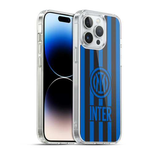 Fc Internazionale Milano Graphics Stripes 2 Soft Gel Case for Apple iPhone 14 Pro Max & MagSafe