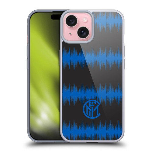 Fc Internazionale Milano Graphics Audio Wave Soft Gel Case for Apple iPhone 15 & MagSafe
