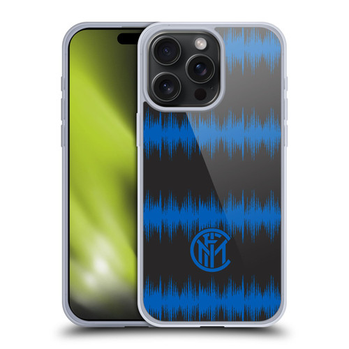 Fc Internazionale Milano Graphics Audio Wave Soft Gel Case for Apple iPhone 15 Pro Max & MagSafe