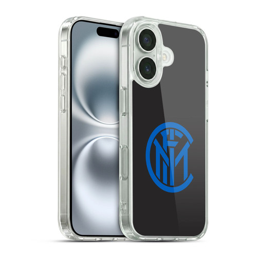 Fc Internazionale Milano Graphics Plain Soft Gel Case for Apple iPhone 16 & MagSafe