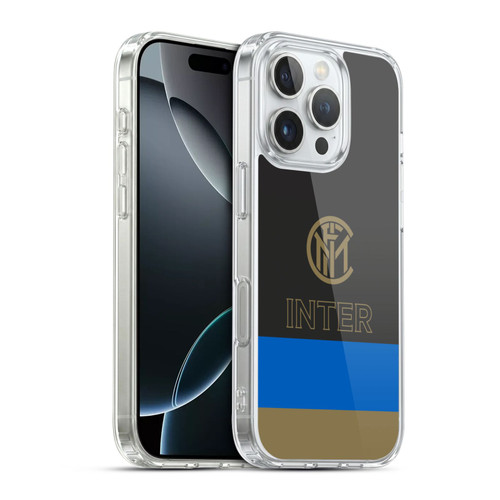 Fc Internazionale Milano Graphics Stripes Soft Gel Case for Apple iPhone 16 Pro & MagSafe