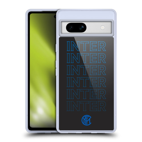 Fc Internazionale Milano Graphics Logo Type Soft Gel Case for Google Pixel 7a