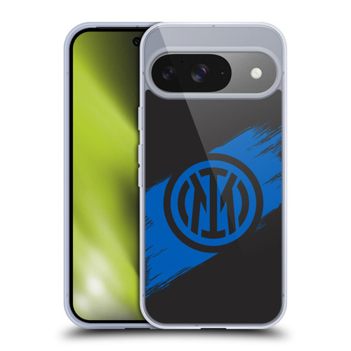 Fc Internazionale Milano Graphics Brush Strokes Soft Gel Case for Google Pixel 9 / Pixel 9 Pro