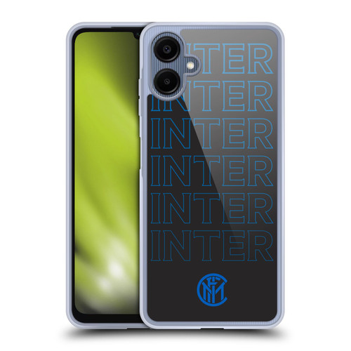 Fc Internazionale Milano Graphics Logo Type Soft Gel Case for Samsung Galaxy A06 4G
