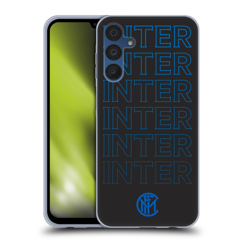 Fc Internazionale Milano Graphics Logo Type Soft Gel Case for Samsung Galaxy A15 & MagSafe