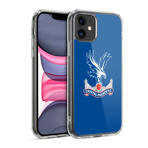 Crystal Palace FC Crest Plain Soft Gel Case for Apple iPhone 11