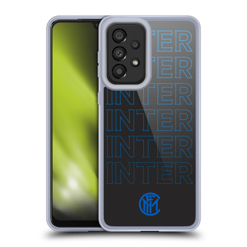 Fc Internazionale Milano Graphics Logo Type Soft Gel Case for Samsung Galaxy A33 5G (2022)