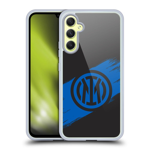 Fc Internazionale Milano Graphics Brush Strokes Soft Gel Case for Samsung Galaxy A34 5G