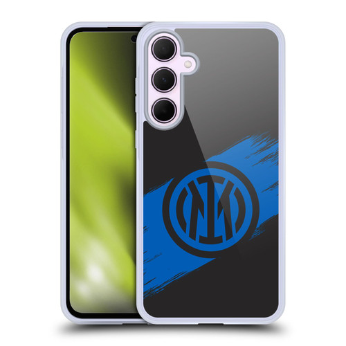 Fc Internazionale Milano Graphics Brush Strokes Soft Gel Case for Samsung Galaxy A35 5G
