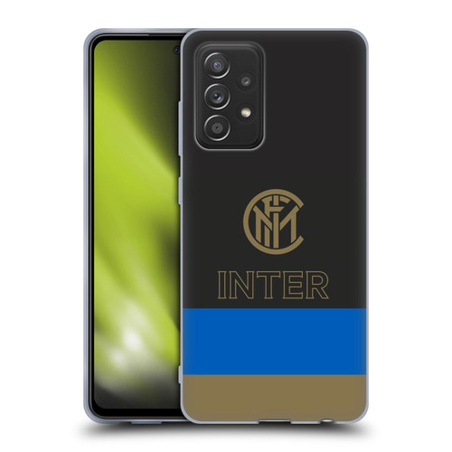 Fc Internazionale Milano Graphics Stripes Soft Gel Case for Samsung Galaxy A52 / A52s / 5G (2021)
