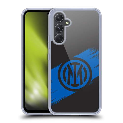 Fc Internazionale Milano Graphics Brush Strokes Soft Gel Case for Samsung Galaxy A54 5G
