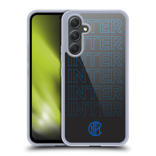 Fc Internazionale Milano Graphics Logo Type Soft Gel Case for Samsung Galaxy A54 5G