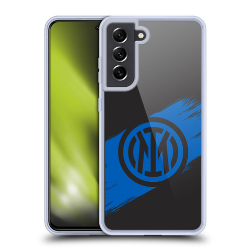 Fc Internazionale Milano Graphics Brush Strokes Soft Gel Case for Samsung Galaxy S21 FE 5G & MagSafe