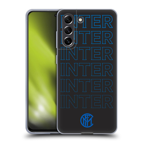 Fc Internazionale Milano Graphics Logo Type Soft Gel Case for Samsung Galaxy S21 FE 5G & MagSafe