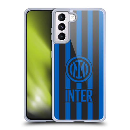 Fc Internazionale Milano Graphics Stripes 2 Soft Gel Case for Samsung Galaxy S21+ 5G & MagSafe