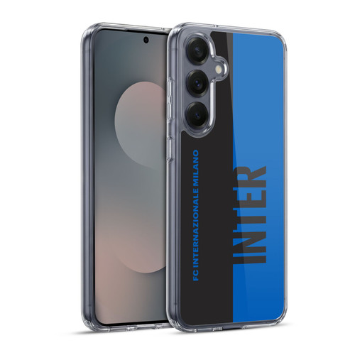 Fc Internazionale Milano Graphics Half Soft Gel Case for Samsung Galaxy S25+ & MagSafe