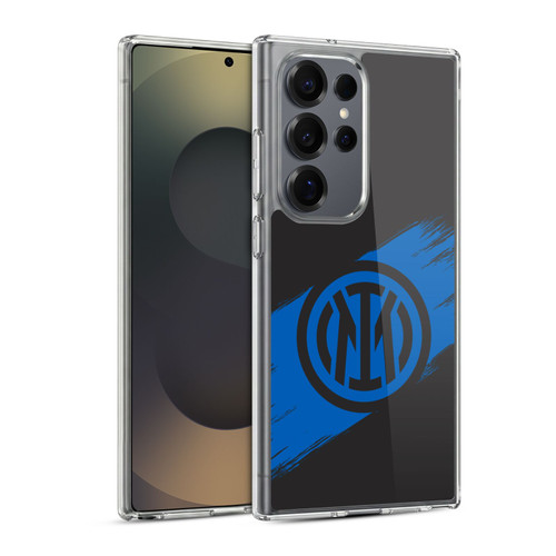 Fc Internazionale Milano Graphics Brush Strokes Soft Gel Case for Samsung Galaxy S25 Ultra & MagSafe