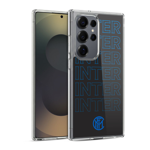 Fc Internazionale Milano Graphics Logo Type Soft Gel Case for Samsung Galaxy S25 Ultra & MagSafe