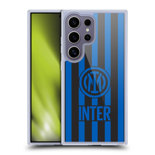 Fc Internazionale Milano Graphics Stripes 2 Soft Gel Case for Samsung Galaxy S25 Ultra & MagSafe