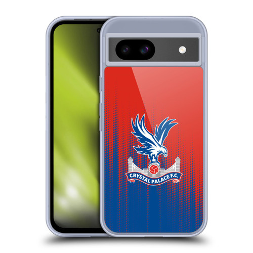Crystal Palace FC Crest Halftone Soft Gel Case for Google Pixel 8a