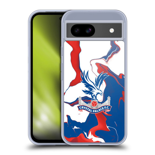 Crystal Palace FC Crest Marble Soft Gel Case for Google Pixel 8a