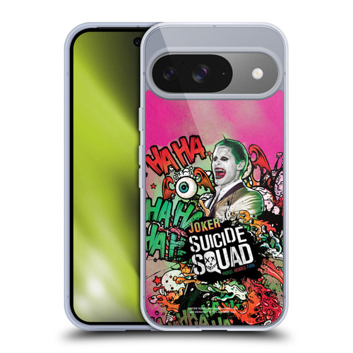 Suicide Squad 2016 Graphics Joker Poster Soft Gel Case for Google Pixel 9 / Pixel 9 Pro
