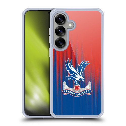 Crystal Palace FC Crest Halftone Soft Gel Case for Samsung Galaxy S25 & MagSafe