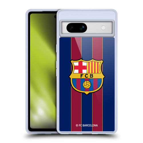 FC Barcelona 2020/21 Crest Kit Home Soft Gel Case for Google Pixel 7a