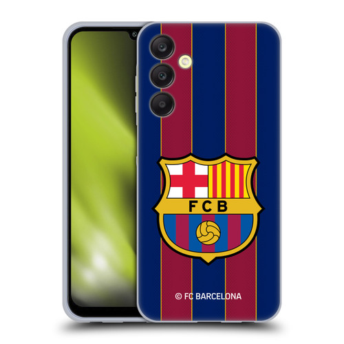 FC Barcelona 2020/21 Crest Kit Home Soft Gel Case for Samsung Galaxy A25 5G
