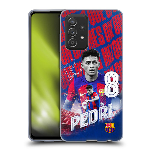 FC Barcelona 2023/24 First Team Pedri Soft Gel Case for Samsung Galaxy A52 / A52s / 5G (2021)