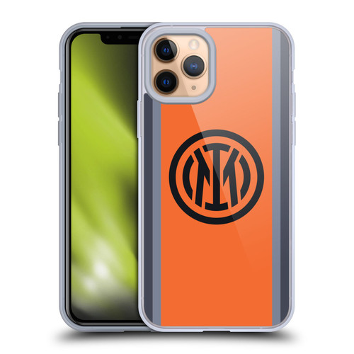 Fc Internazionale Milano 2023/24 Crest Kit Third Soft Gel Case for Apple iPhone 11 Pro & MagSafe