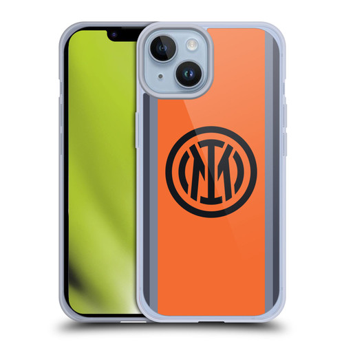 Fc Internazionale Milano 2023/24 Crest Kit Third Soft Gel Case for Apple iPhone 14