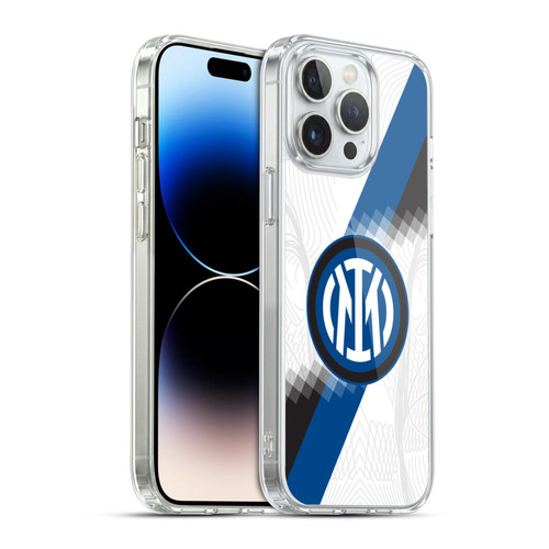 Fc Internazionale Milano 2023/24 Crest Kit Away Soft Gel Case for Apple iPhone 14 Pro Max & MagSafe