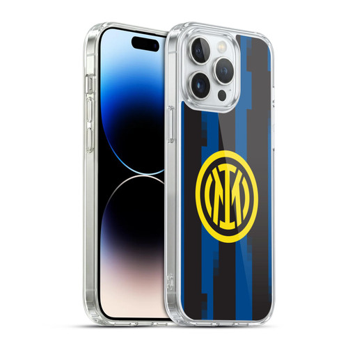 Fc Internazionale Milano 2023/24 Crest Kit Home Soft Gel Case for Apple iPhone 14 Pro Max & MagSafe