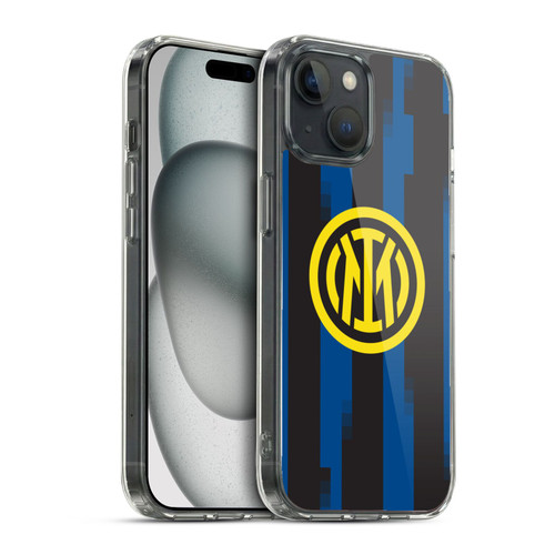 Fc Internazionale Milano 2023/24 Crest Kit Home Soft Gel Case for Apple iPhone 15 & MagSafe