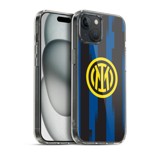 Fc Internazionale Milano 2023/24 Crest Kit Home Soft Gel Case for Apple iPhone 15 Plus & MagSafe