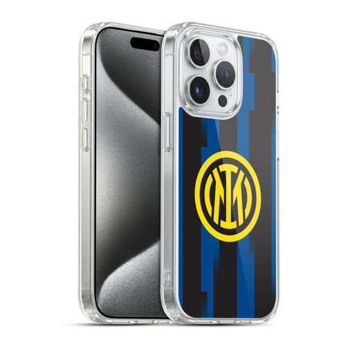 Fc Internazionale Milano 2023/24 Crest Kit Home Soft Gel Case for Apple iPhone 15 Pro & MagSafe