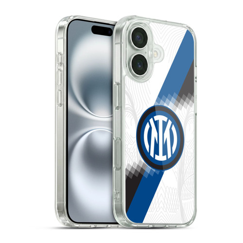 Fc Internazionale Milano 2023/24 Crest Kit Away Soft Gel Case for Apple iPhone 16 & MagSafe