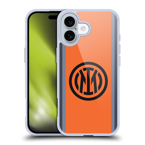 Fc Internazionale Milano 2023/24 Crest Kit Third Soft Gel Case for Apple iPhone 16 & MagSafe