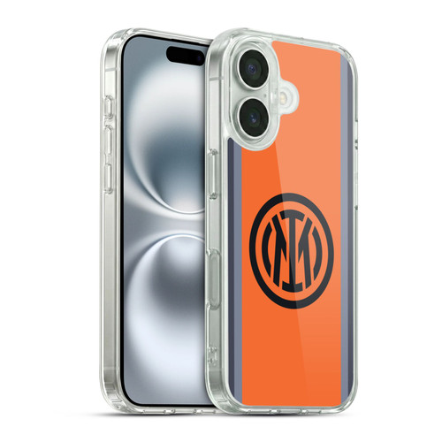 Fc Internazionale Milano 2023/24 Crest Kit Third Soft Gel Case for Apple iPhone 16 & MagSafe