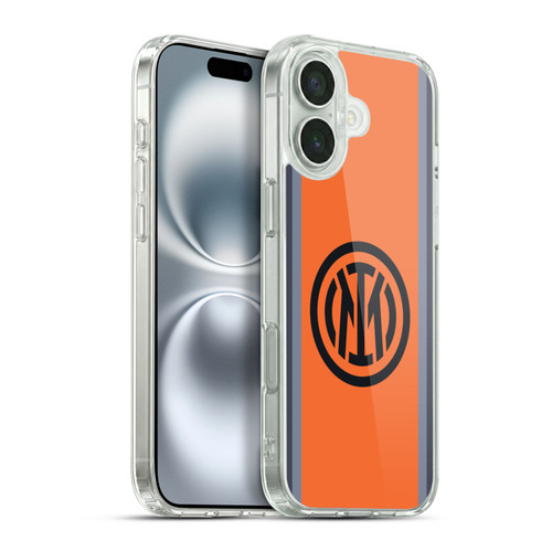 Fc Internazionale Milano 2023/24 Crest Kit Third Soft Gel Case for Apple iPhone 16 Plus & MagSafe