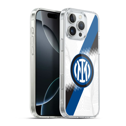 Fc Internazionale Milano 2023/24 Crest Kit Away Soft Gel Case for Apple iPhone 16 Pro Max & MagSafe