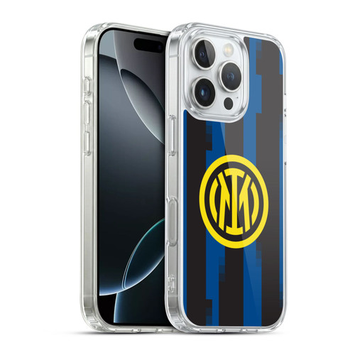 Fc Internazionale Milano 2023/24 Crest Kit Home Soft Gel Case for Apple iPhone 16 Pro & MagSafe