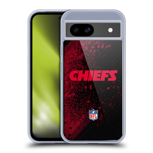 NFL Kansas City Chiefs Logo Blur Soft Gel Case for Google Pixel 8a