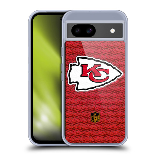 NFL Kansas City Chiefs Logo Football Soft Gel Case for Google Pixel 8a