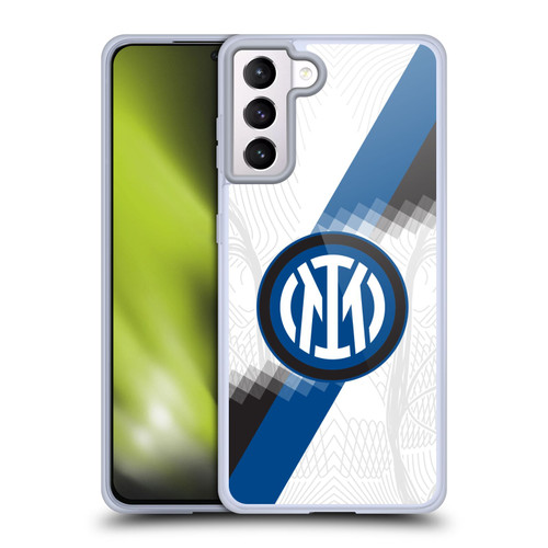 Fc Internazionale Milano 2023/24 Crest Kit Away Soft Gel Case for Samsung Galaxy S21+ 5G & MagSafe