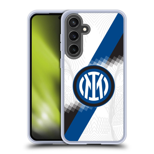 Fc Internazionale Milano 2023/24 Crest Kit Away Soft Gel Case for Samsung Galaxy S24 FE & MagSafe