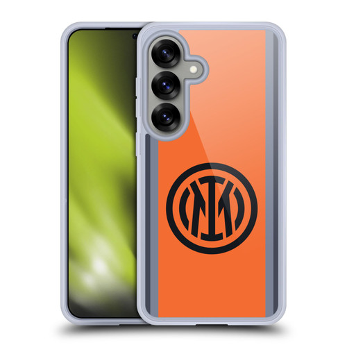 Fc Internazionale Milano 2023/24 Crest Kit Third Soft Gel Case for Samsung Galaxy S25 & MagSafe